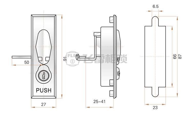 khóa tủ điện loại nút MS505-1