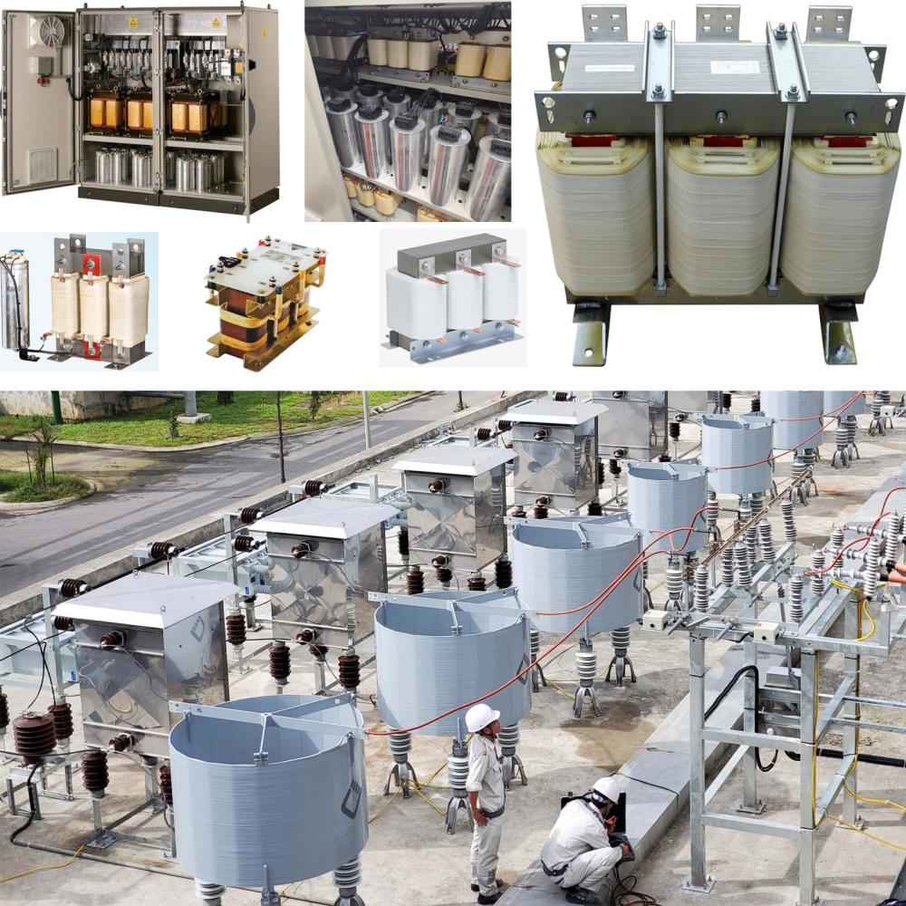 Cuộn kháng cho tụ bù khắc phục sóng hài trong hệ thống điện Cuộn kháng cho tụ bù khắc phục sóng hài trong hệ thống điện